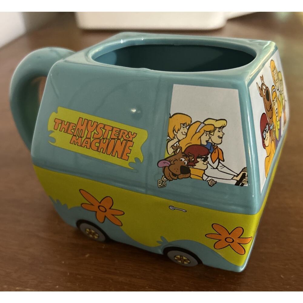 Scooby-Doo The Mystery Machine Shaped 24 oz Logo Collectible Ceramic Mug / Cup